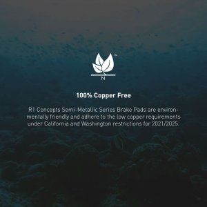 Audi A5 Brake Pads - Front - R1 Concepts - Semi Met - `08-`17